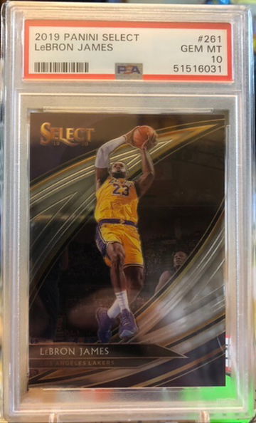 2019 Select LeBron James #161 Courtside PSA 10