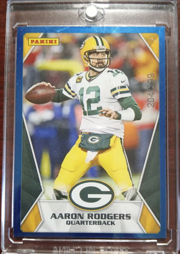 Aaron Rodgers panini blue/299