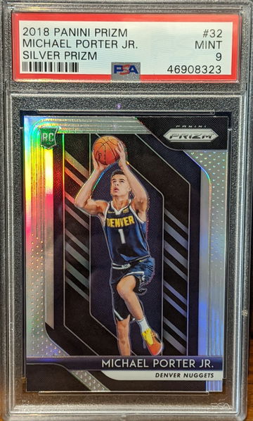 Michael Porter Jr. 2018 Silver Prizm PSA 9