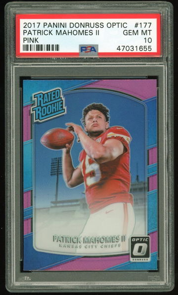 2017 Optic Patrick Mahomes