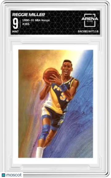 1990-91 NBA Hoops Reggie Miller #365 Arena Club 9