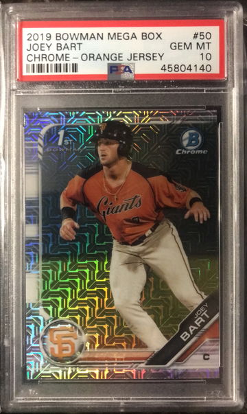 2019 Bowman Chrome Mega Box Joey Bart