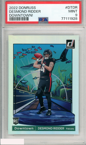 2022 PANINI DONRUSS DESMOND RIDDER #DTDR DOWNTOWN! PSA 9 MINT RC ROOKIE