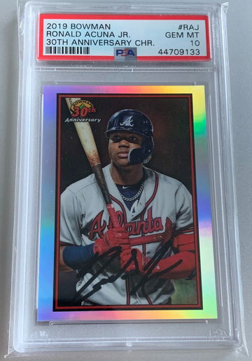 Ronald Acuna 2019 Bowman 30th Anniversary Chrome