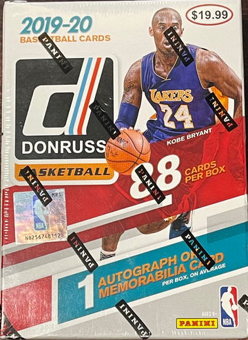 2019-20 ONLY KOBE BOX PRODUCT Panini Donruss Blaster Box Retail