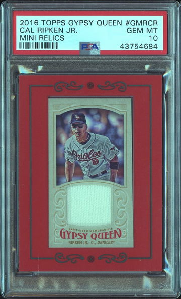 2016 Topps Gypsy Queen #GMRCR Mini Relics PSA 10