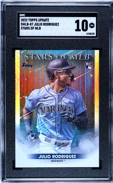 2022 Topps Update SMLB-87 Julio Rodriguez Stars of MLB SGC 10 Gem Mint Rookie!!