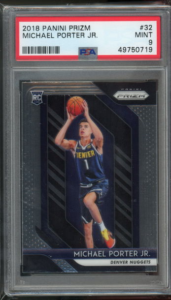 2018 Prizm Michael Porter Jr PSA 9 