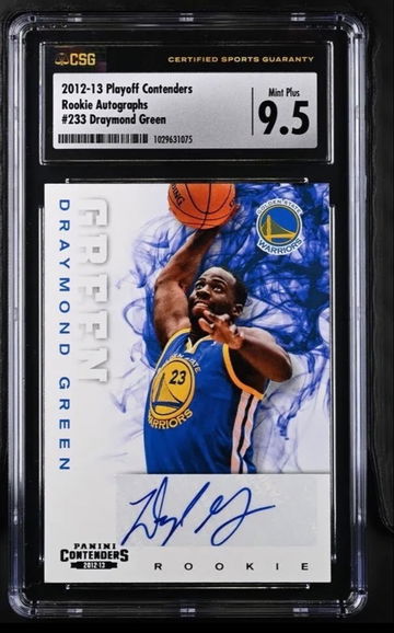 2012-13 Panini Contenders #233 Draymond Green RC Rookie AUTO CSG 9.5 GEM MINT