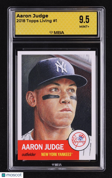 2018 Topps Living Aaron Judge #1 MBA 9.5