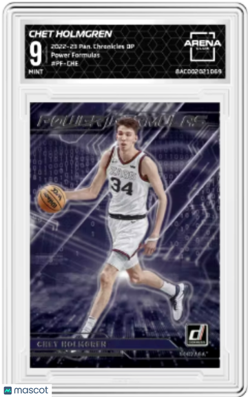 2022-23 Panini Chronicles Draft Picks Chet Holmgren #PF-CHE Power Formulas Arena Club 9