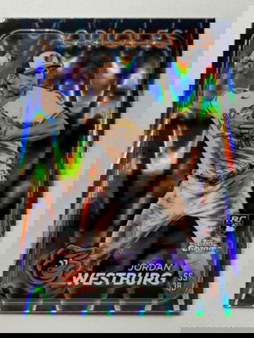 2024 TOPPS CHROME JORDAN WESTBURG RC ROOKIE RAYWAVE REFRACTOR PARALLEL #277