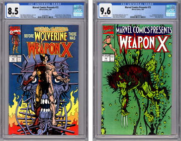 MARVEL COMICS PRESENTS #72-73 CGC WOLVERINE WEAPON-X ORIGIN STORY BEGINS 1991