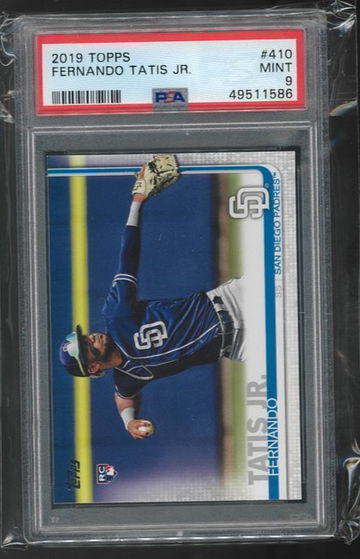 2019 Topps Fernando Tatis Jr #410 Rookie RC PSA 9