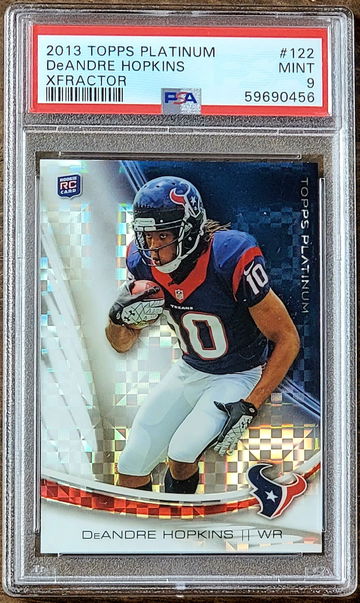 2003 SP DEANDRE HOPKINS Topps Platinum Rookie XFRACTOR  PSA 9 POP 36 Rookie #122