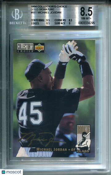 1994 Collector's Choice Gold Signature Michael Jordan #661 BGS 8.5