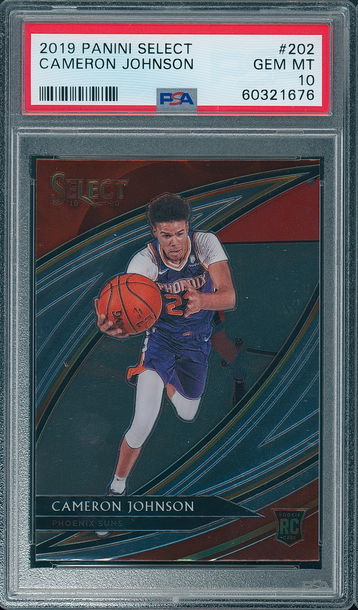 2019 Select Cameron Johnson #202 Courtside PSA 10