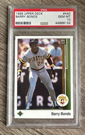 1989 Upper Deck Barry Bonds #440 PSA 10