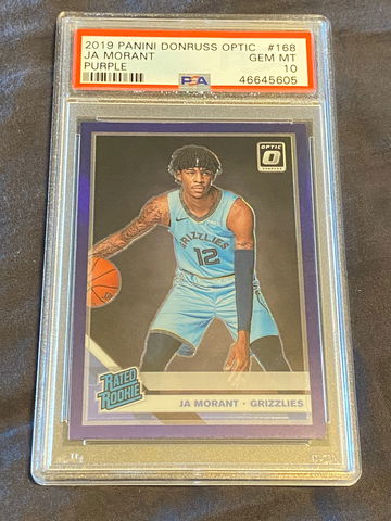 2019 Donruss Optic Ja Morant Purple PSA 10