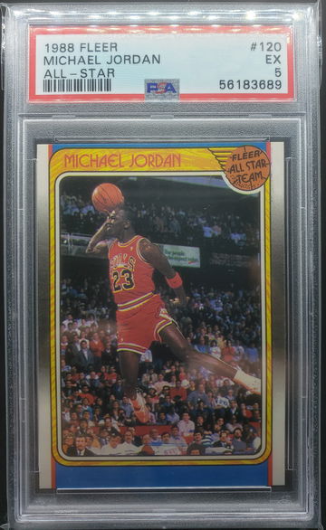 Michael Jordan 1988 Fleer All-Star PSA 5
