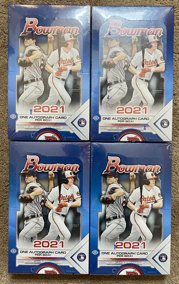 2021 Bowman Hobby Box Lot of 4- Ships from APO🇺🇸 Delivery takes 7-10 business days