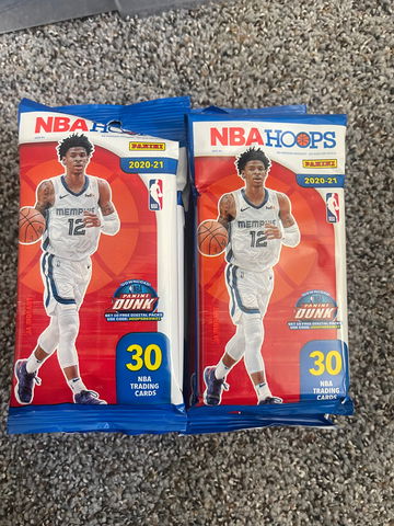 (9) 20/21 Hoops Fat Packs 