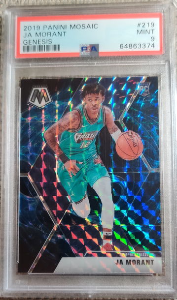 2019 Mosaic Genesis Ja Morant RC rookie PSA 9 