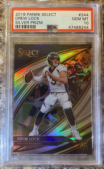 2019 Select Drew Lock Field Level Silver PSA 10 Rookie