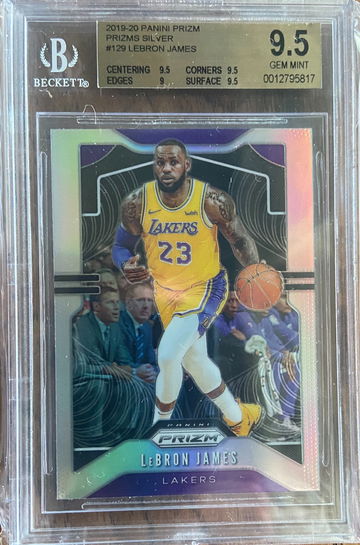 2019-20 Prizm LeBron James Silver Prizm BGS 9.5 