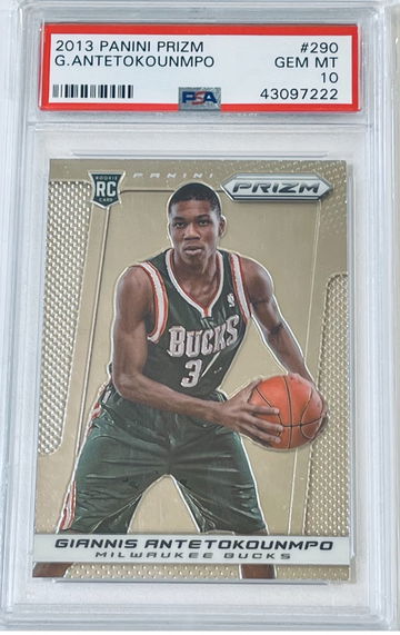 Giannis Antetokounmpo PSA 10 Prizm 2013