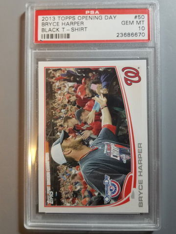 2013 Topps Opening Day Bryce Harper SP PSA 10
