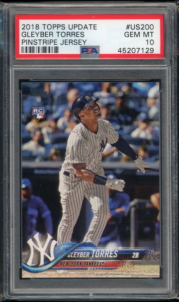 2018 Topps Update Gleyber Torres US200 PSA10