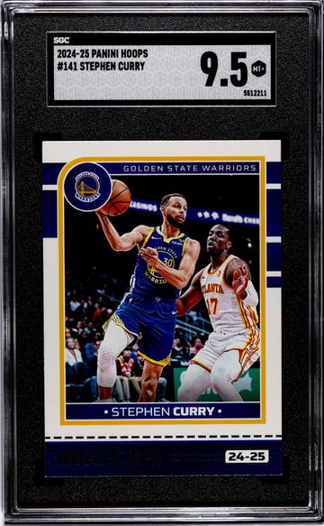 2024-25 Panini Hoops #141 Stephen Curry SGC 9.5