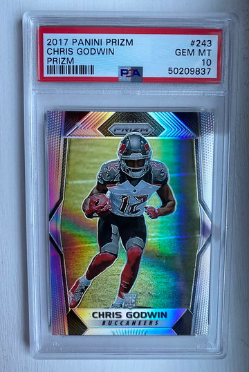 2017 Panini Prizm Silver Chris Godwin PSA 10