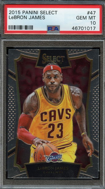2015 Select #47 LeBron James PSA 10 Gem Mint