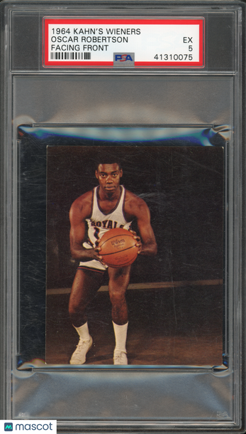 1964 Kahn’s Wieners Oscar Robertson Facing Front PSA 5