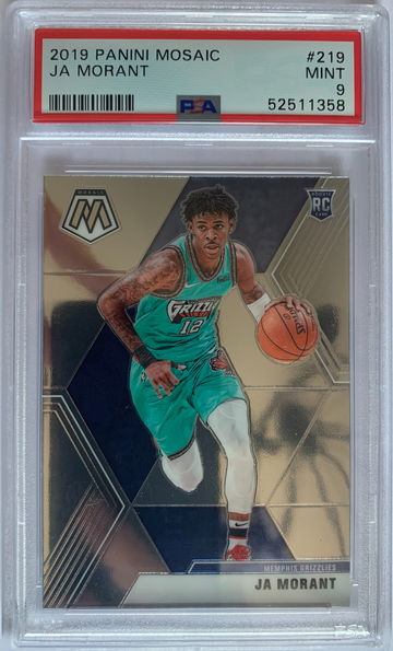 2019 Panini Mosaic Ja Morant PSA 9 Mint