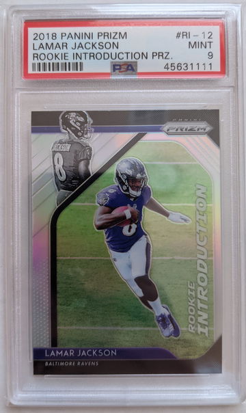 Lamar Jackson 2018 Prizm Rookie Introduction
