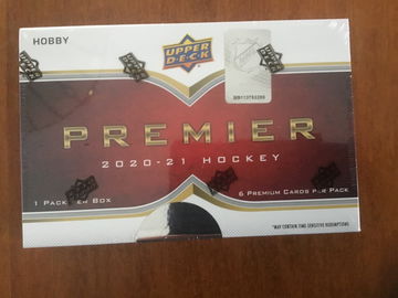 2020/21 Upper Deck Premier Hockey Hobby box 