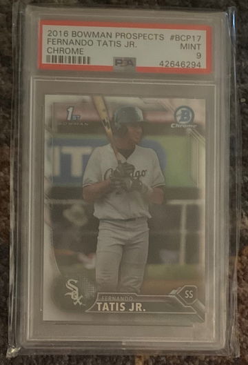 Fernando Tatis Jr. Bowman Chrome Prospects #BCP17 PSA 9
