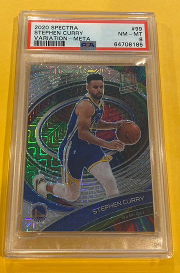 2020-21 Panini Spectra Variations Meta #99 Stephen Curry 9 /25
