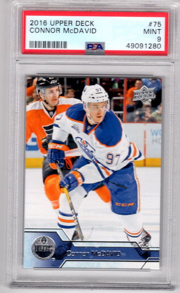 2016 Upper Deck Connor McDavid Oilers PSA 9