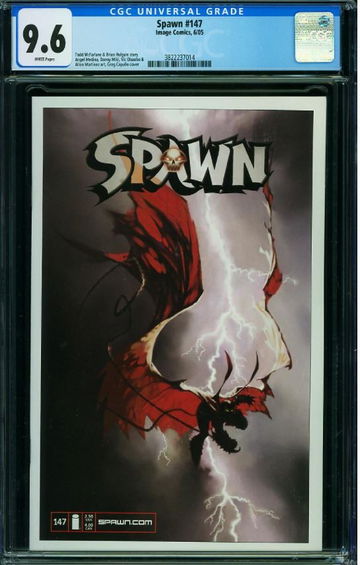 Spawn #147 CGC 9.6 Greg Capullo Cover