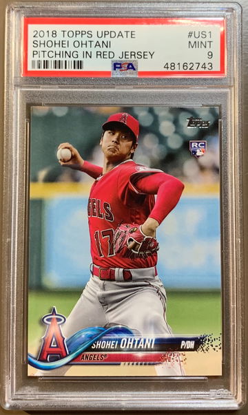 2018 Topps Update Shohei Ohtani US1 PSA 9