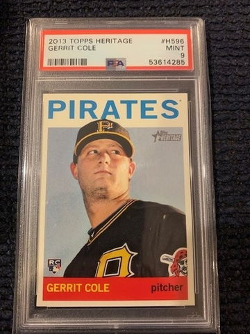 2013 Topps Heritage Gerrit Cole Rookie PSA 9