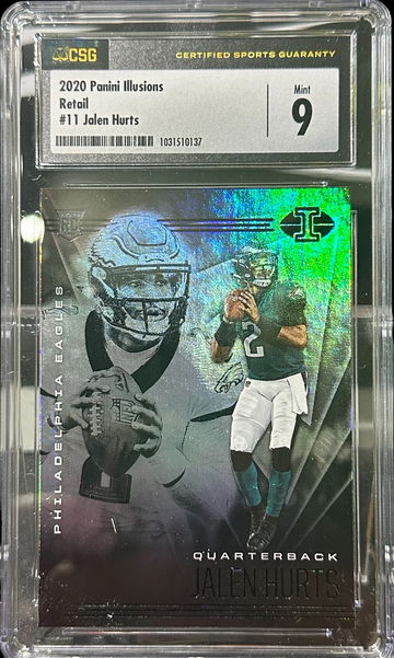 2 x 2020 Panini Illusions Retail Jalen Hurts RC