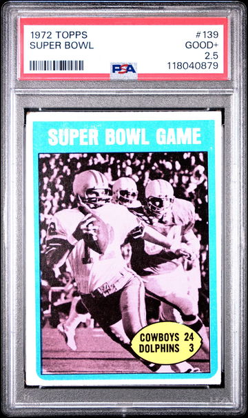 1972 Topps Roger Staubach #139 PSA 2.5