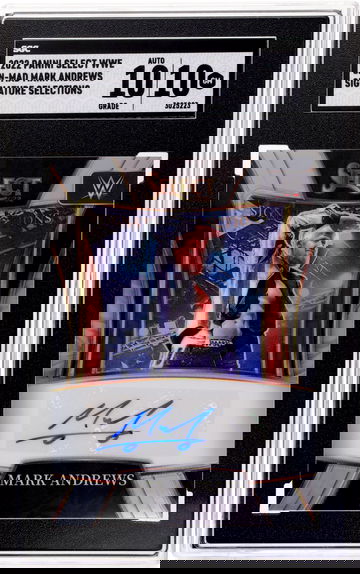 2022 Panini Select Wwe #SN-MAD Mark Andrews Sig. Selections SGC 10