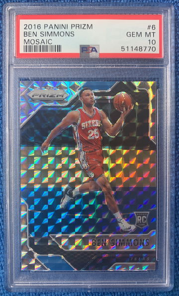 2016 Panini Prizm Mosaic Ben Simmons RC rookie