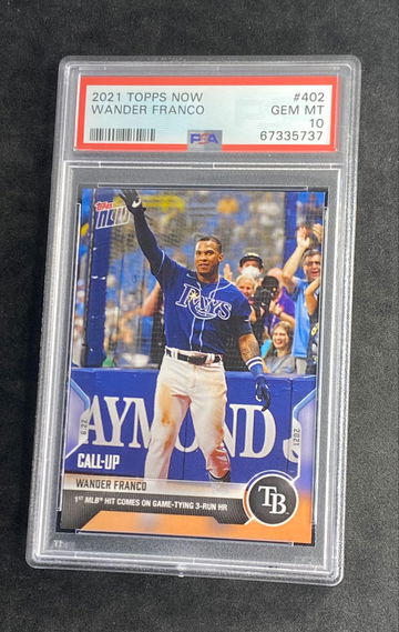 2021 Topps Now Wander Franco 402 PSA 10
